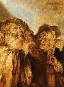 Adriaen Pietersz Vande Venne Beggars Playing Pipes and a Hurdy Gurdy oil painting picture wholesale